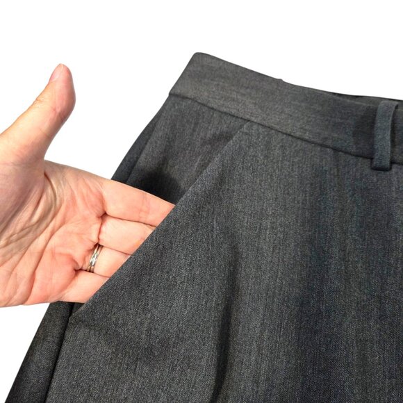 NWT MM Lafleur The Mejia Pant Light Twill Charcoal Gray Business Plus Size +2 22 - Picture 7 of 12